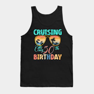 50Th Birthday Cruise Squad Gifts 2024 Matching Party Family Tank Top